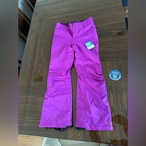 SOLD - Columbia Bugaboo Snow Ski Pants Fuchsia Purple Pink Small Short